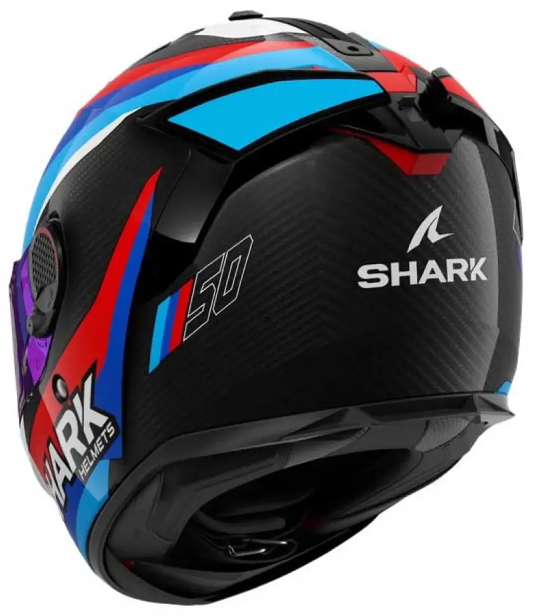 Shark Spartan GT Pro Carbon Guintoli Helm - S - Carbon Blue Red - afbeelding 2 van 6