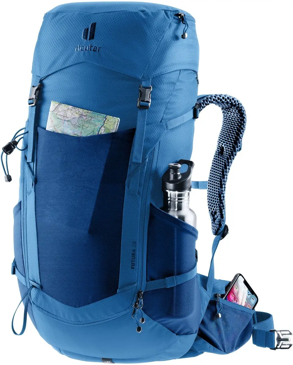 Deuter Futura 26 Rugzak - 62cm - Nightblue-Baltic - afbeelding 6 van 6
