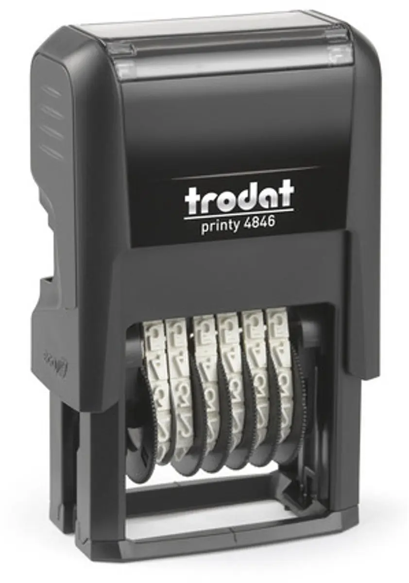 Trodat 4846 Eigen inktsysteem Nummerstempel