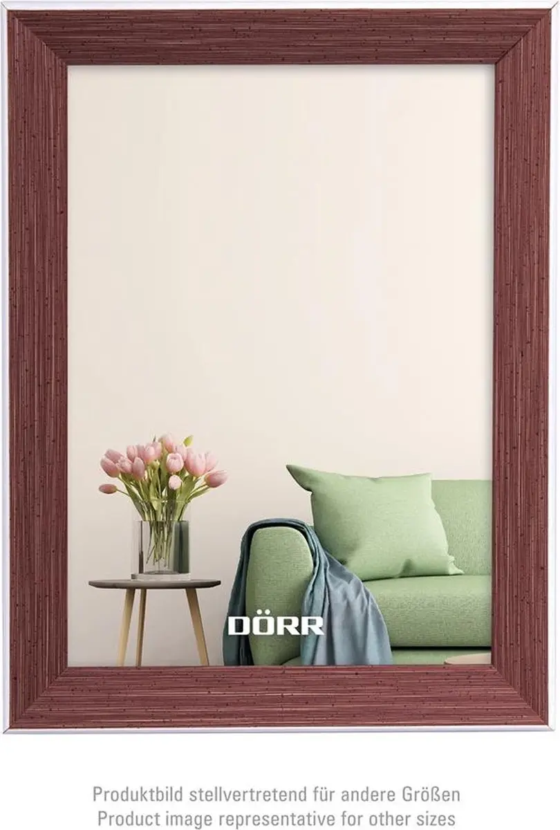 Dörr Wash Kunststof fotolijst 20x30 roodbruin