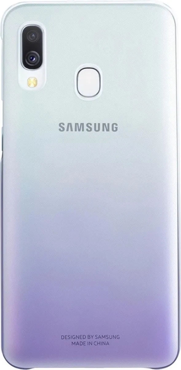 Samsung Galaxy A40 Gradation Cover - Paars/Transparant - afbeelding 6 van 6