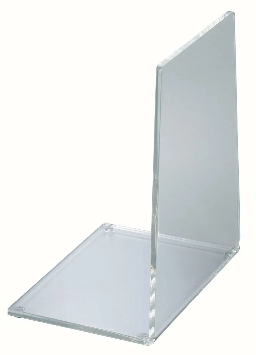 MAUL Boekensteunen acryl 9.3 x 13.6 x 15.8 cm transparant