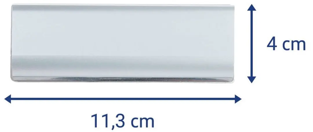 MAUL Wandlijst aluminium zelfklevend 11.3x4cm - Zilver - afbeelding 4 van 6