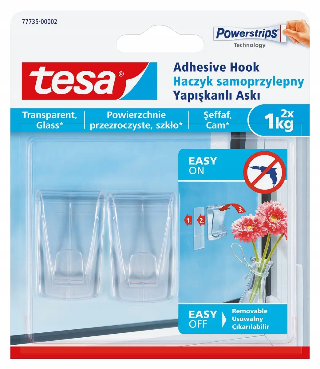 Tesa Powerstrips Decoratieve Haken 1kg