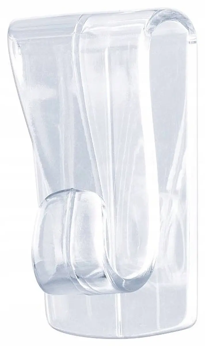 Tesa Powerstrips Decoratieve Haken 1kg - Transparant - afbeelding 2 van 6