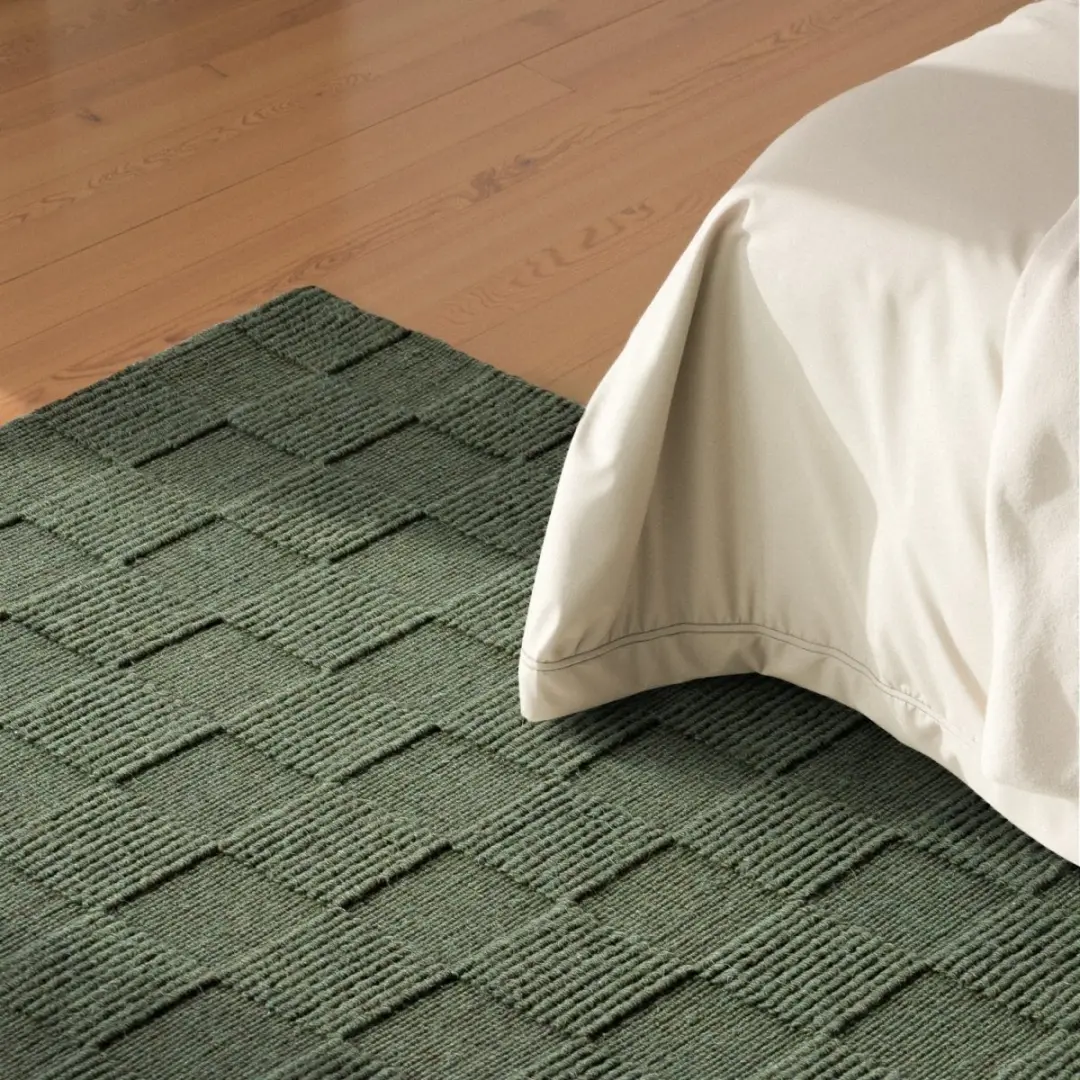 Villeroy & Boch Scala Wollen Vloerkleed 120x170cm Groen - afbeelding 2 van 6