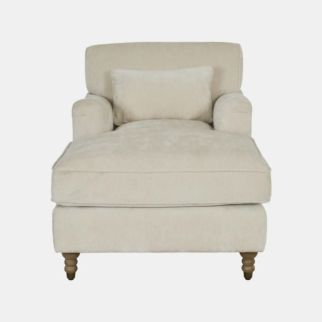 Loberon Chaise longue Isa 1.5 Zit - Crème - afbeelding 3 van 6