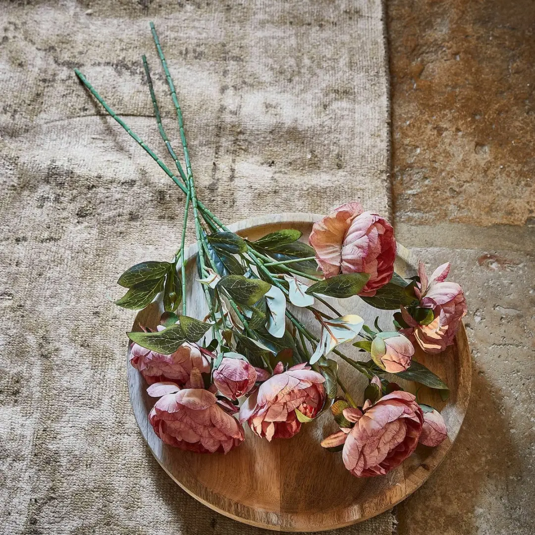 Loberon Gilgandra Sierbloemen - 3 Stuks - Roze/Groen - afbeelding 3 van 6