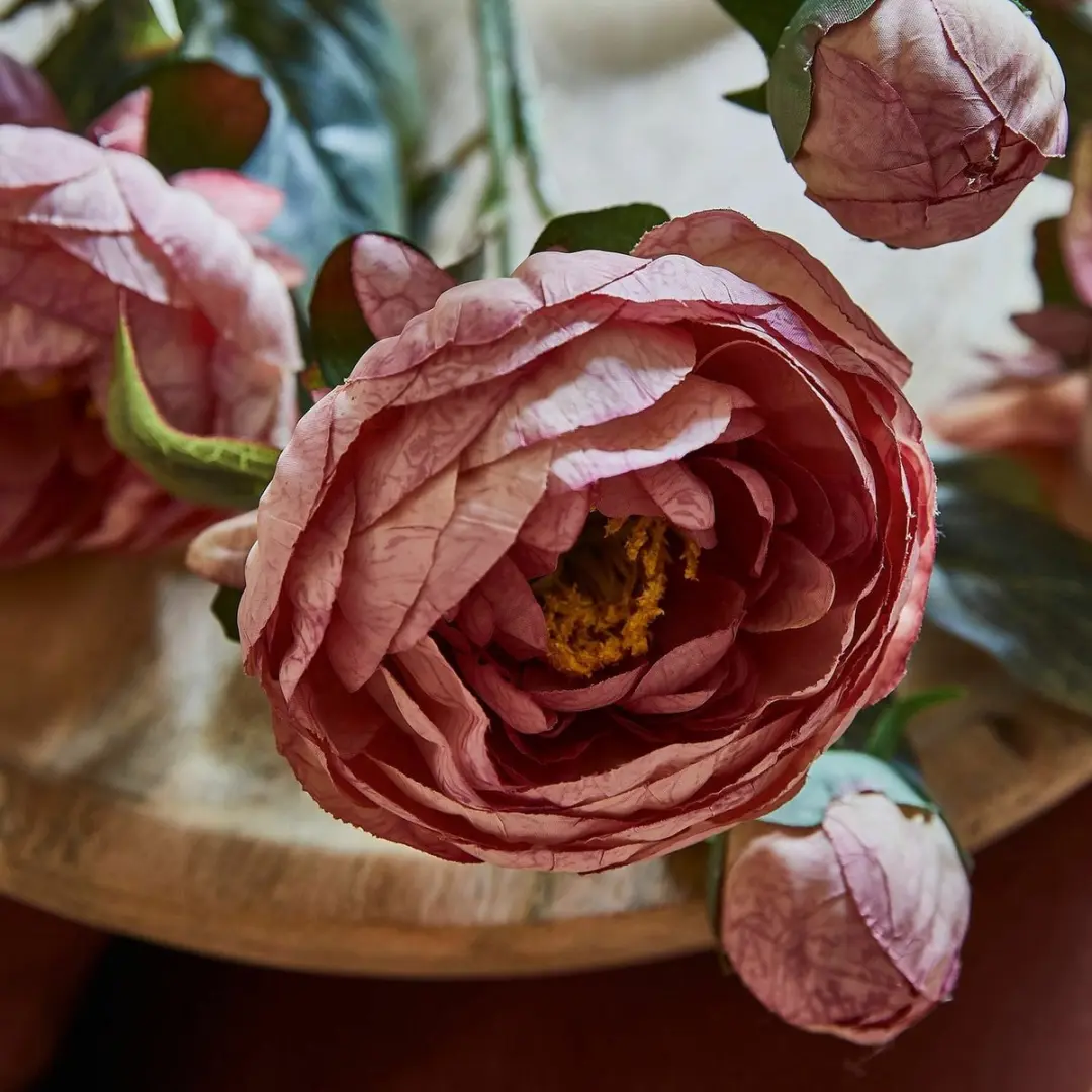 Loberon Gilgandra Sierbloemen - 3 Stuks - Roze/Groen - afbeelding 2 van 6