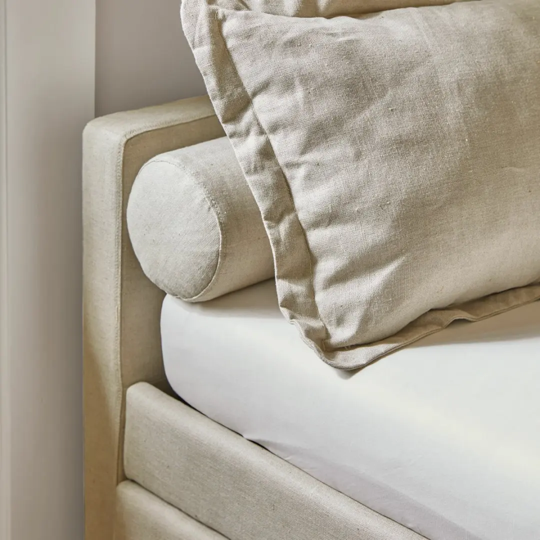 Loberon Thistlewood Bedkussensset - Eenpersoons crème - afbeelding 4 van 6