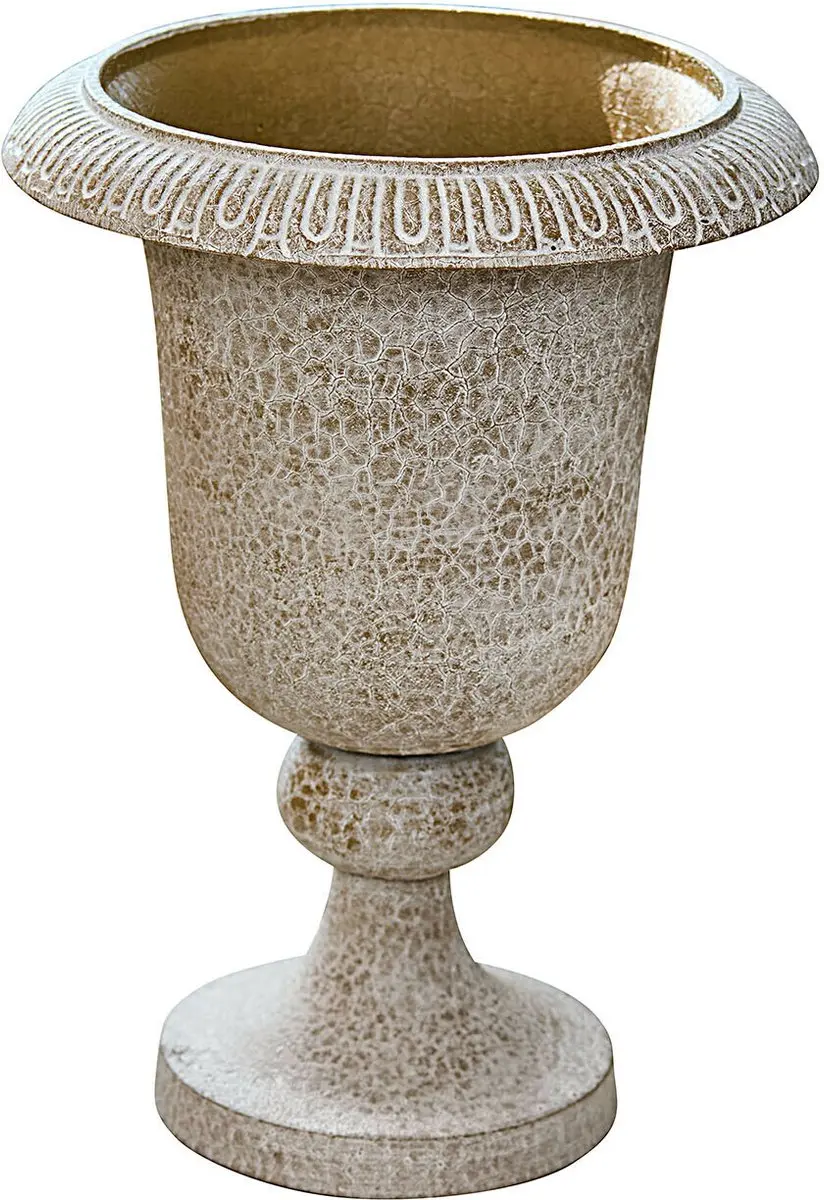 Loberon Vittoriane Vaas - 25cm antiekbeige - afbeelding 5 van 5