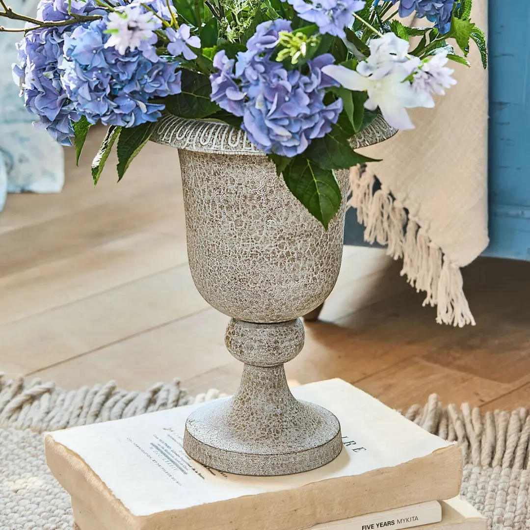 Loberon Vittoriane Vaas - 25cm antiekbeige - afbeelding 2 van 5