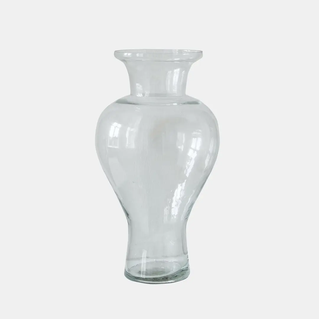 Loberon Cantellia Vaas - Ø23cm Heldere Glas - afbeelding 2 van 3