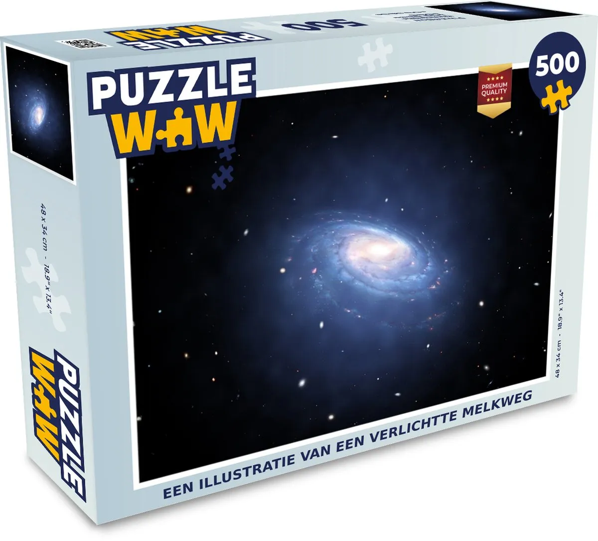 PuzzleWow Melkweg Legpuzzel 500 Stuks