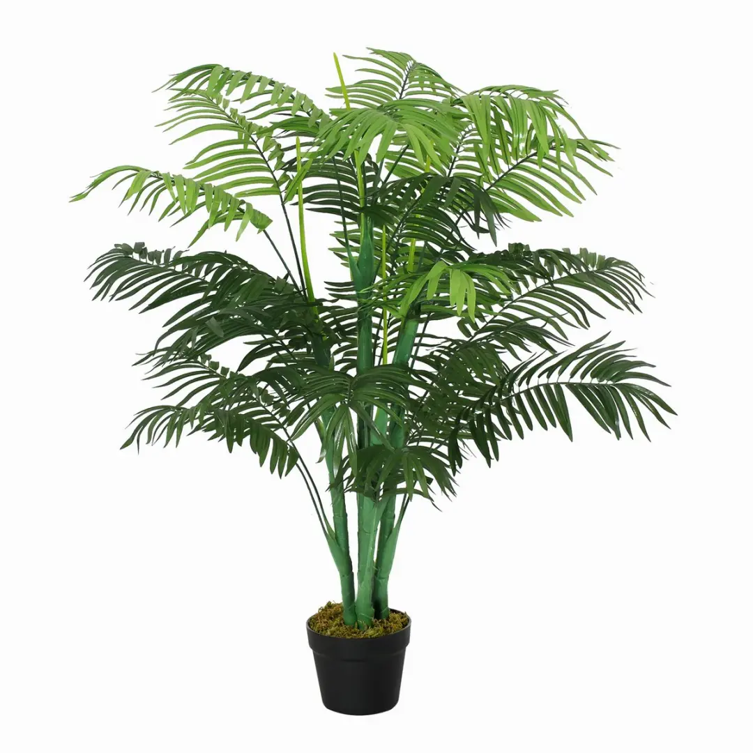 Outsunny Kunstpalm-Kunststof, Cement-16L x 16B x 125H cm-Groen