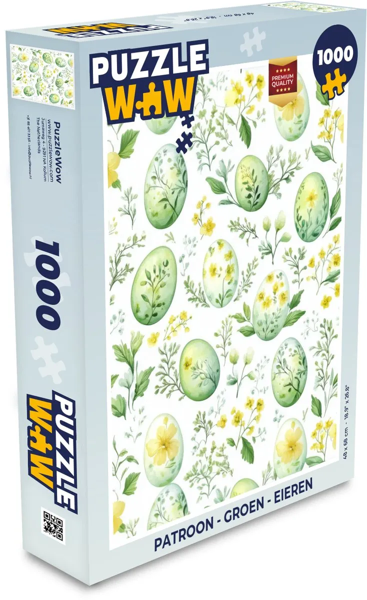 PuzzleWow Pasen Legpuzzel 1000 Stuks