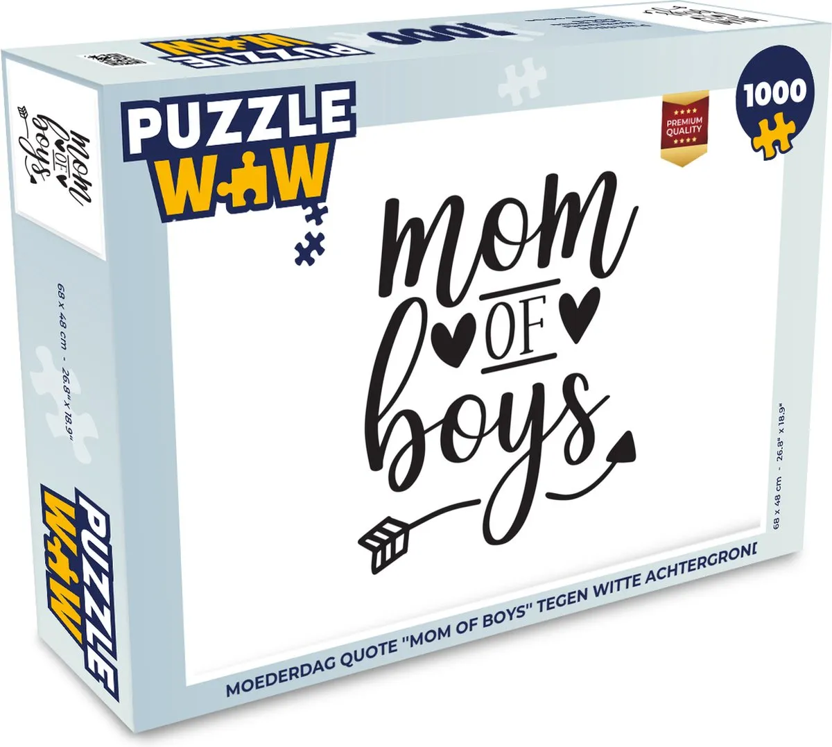 PuzzleWow Legpuzzel 1000 Stuks Multicolor - MPN 6017156186100