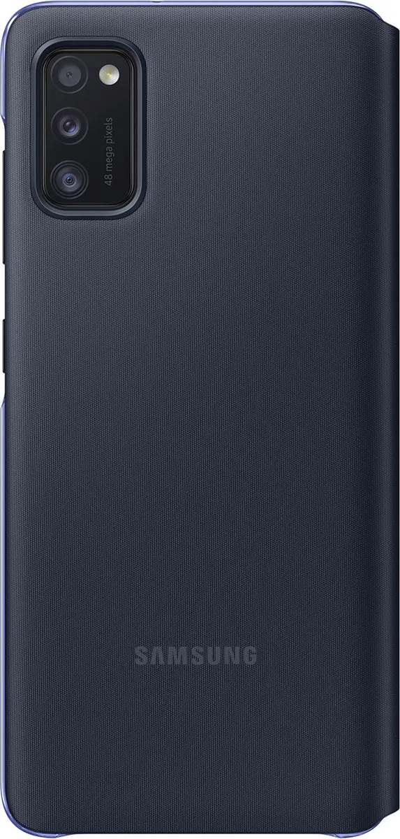 Samsung S View Wallet Hoesje Galaxy A41 - Zwart