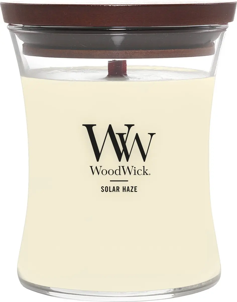 WoodWick Hourglass Geurkaars Solar Haze 60 uur