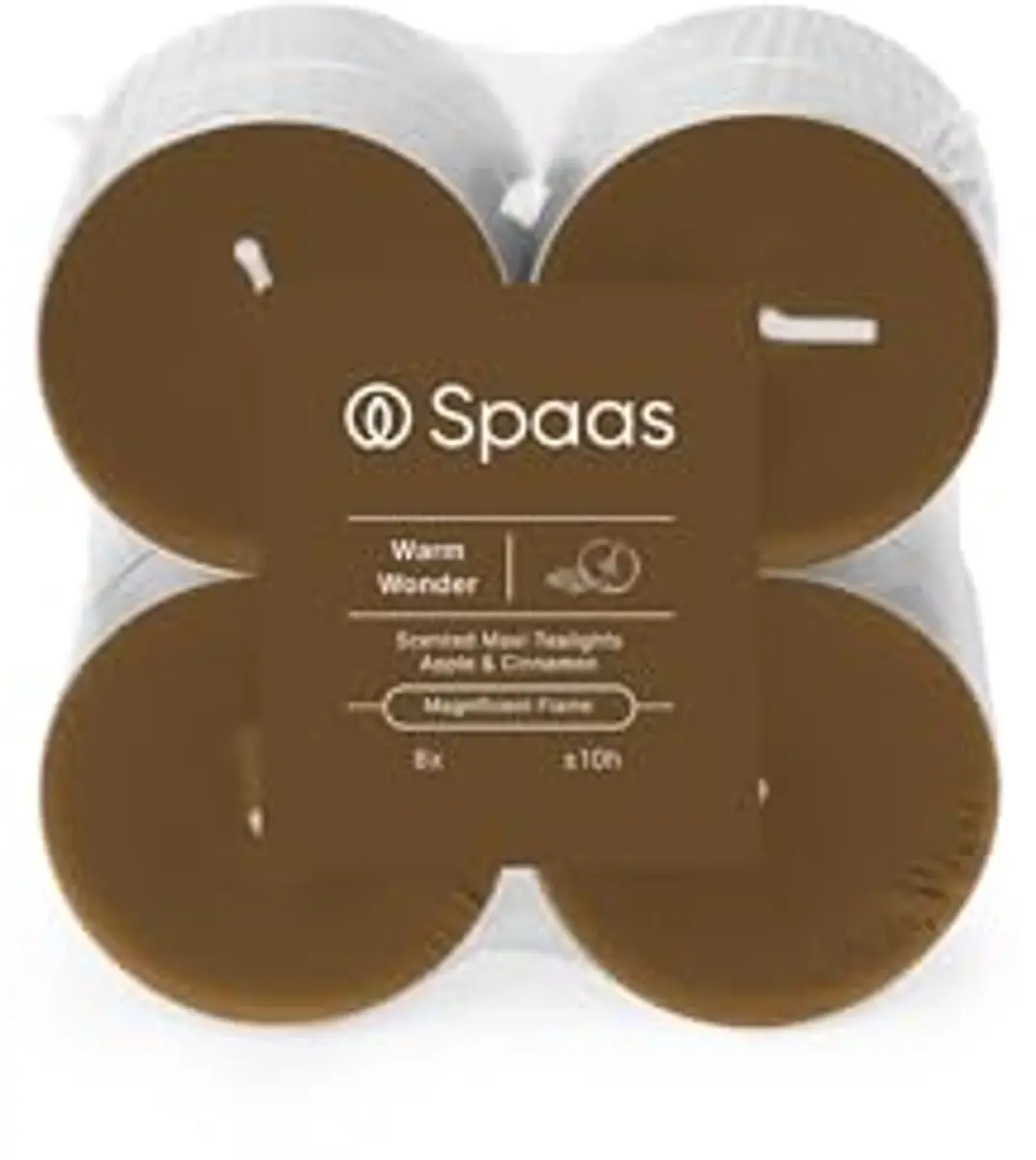 Spaas Maxi Geurtheelichten Warm Wonder - 8 Stuks - afbeelding 6 van 6