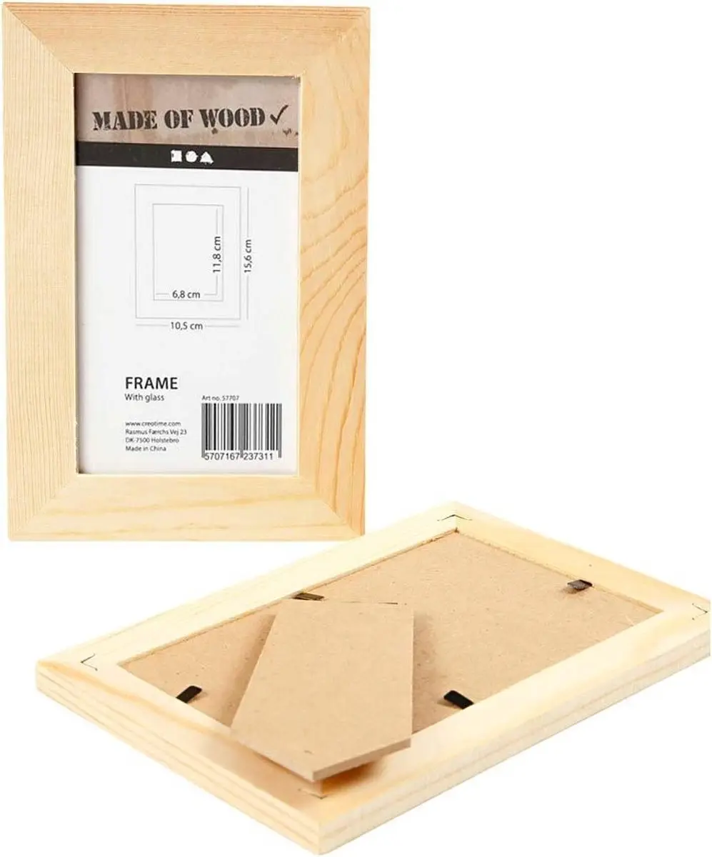 Creative Keizerin Fotolijst Hout 15,6x10,5cm Blank