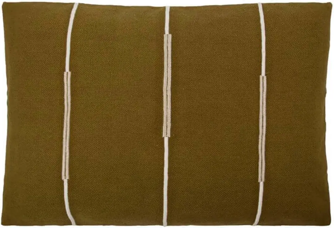 Kussenhoes Indi olijfgroen 60x40cm