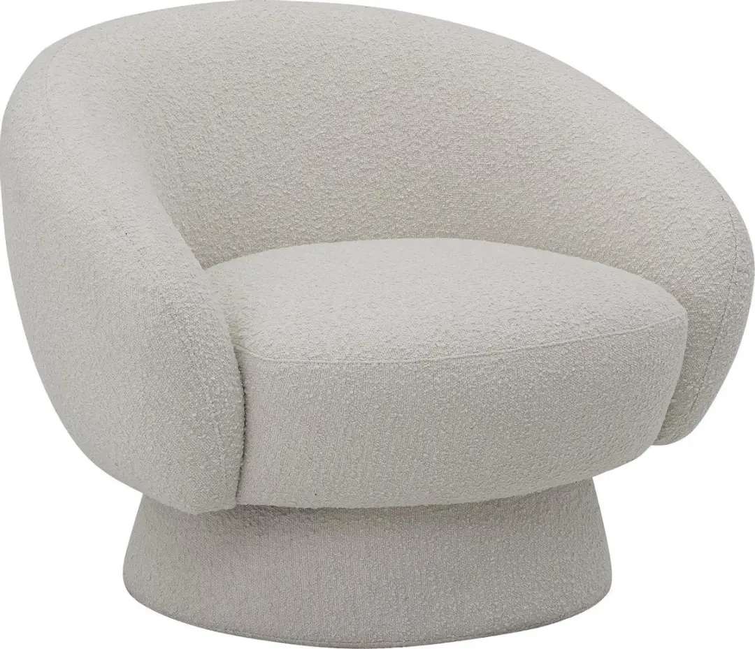 Bloomingville Ted Loungestoel - Wit - afbeelding 4 van 6