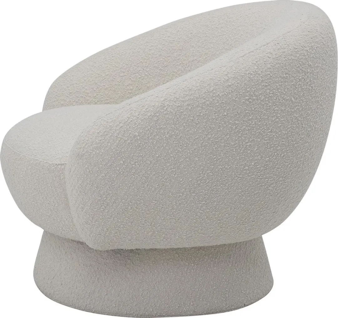Bloomingville Ted Loungestoel - Wit - afbeelding 5 van 6
