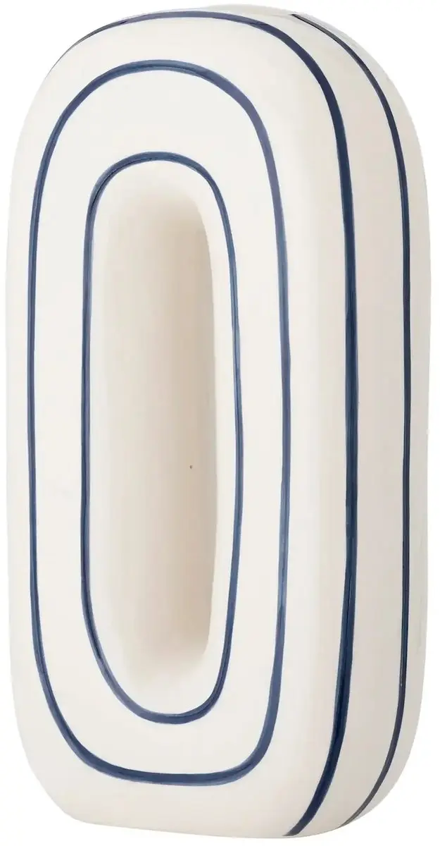Bloomingville Mae Vaas - 5L - Blauw - afbeelding 4 van 6