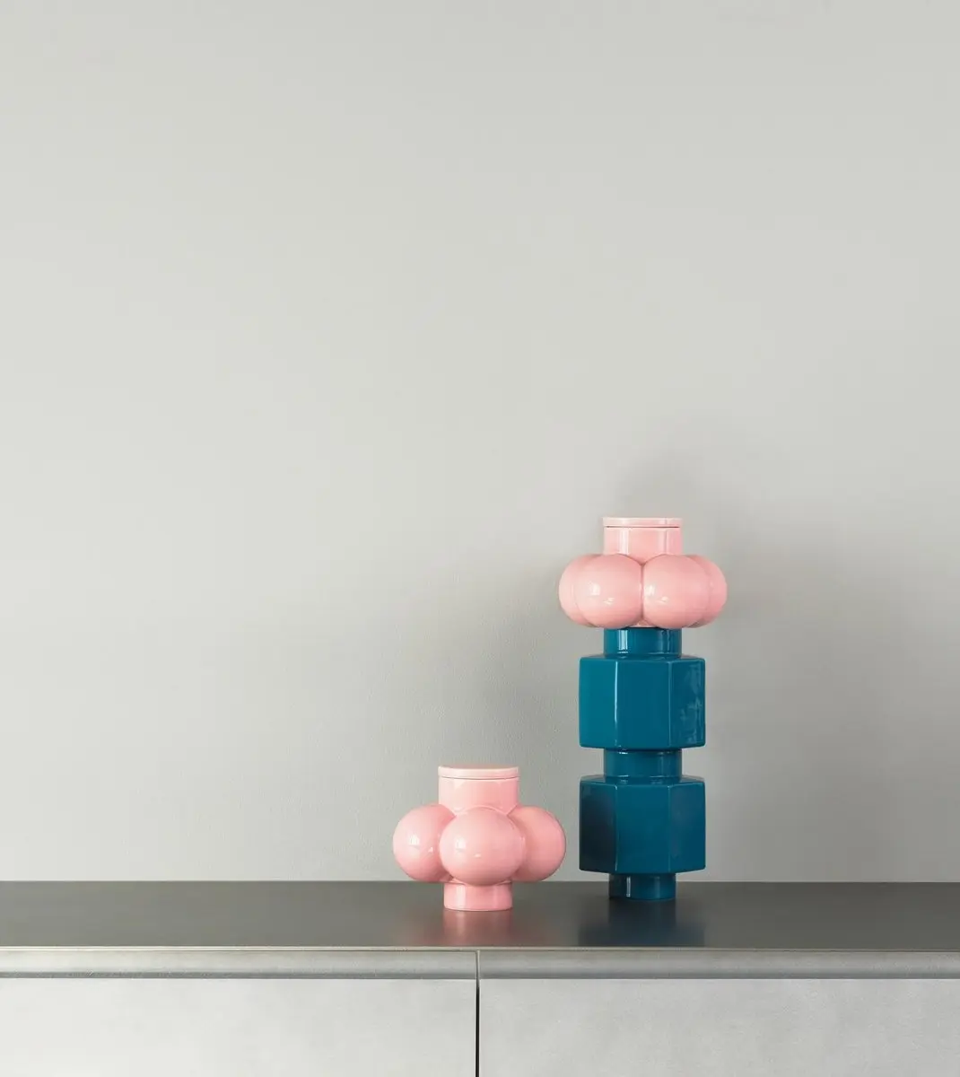 Normann Copenhagen Deko Object B4 Vaas - Soft Pink - afbeelding 6 van 6