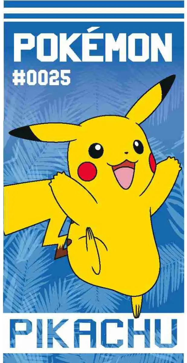 Pokémon Strandlaken Blauw 70x140cm