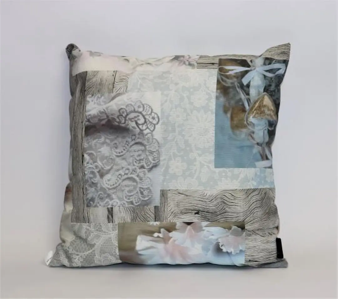 Madison sierkussen 45x45 cm Marinde grey