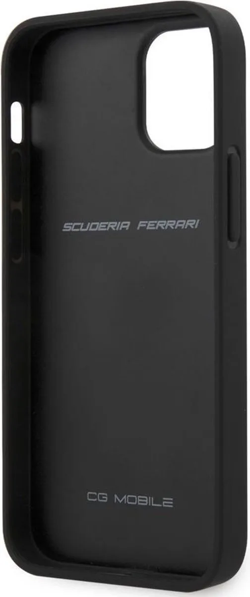 Ferrari iPhone 12 Mini Hoesje - Effen Zwart