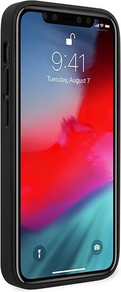 Ferrari iPhone 12 Mini Hoesje - Effen Zwart