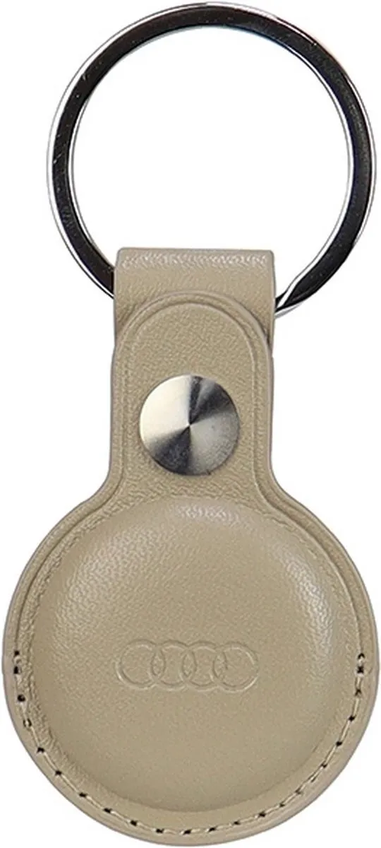Audi AirTag-hoes Beige - Synthetisch leer