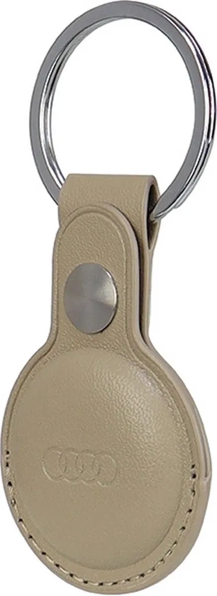 Audi AirTag-hoes Beige - Synthetisch leer