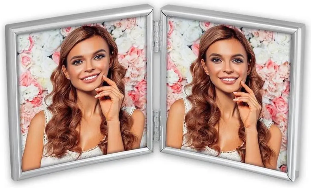 Zep Fotolijst Nicole 120DS01-44 - Zilver - 2x 10x10cm - afbeelding 3 van 3