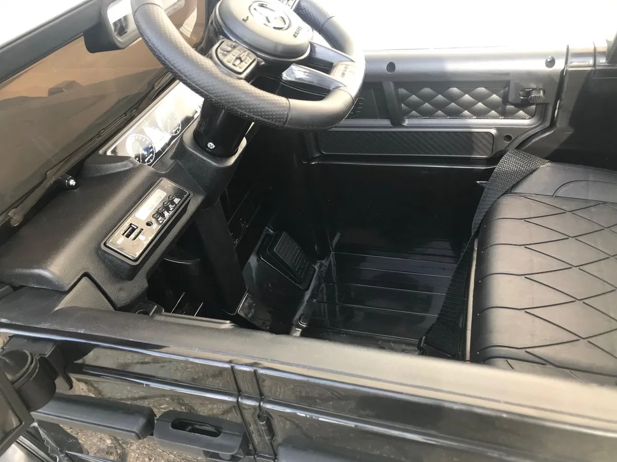 Mercedes-Benz G63 AMG Elektrische Kinderauto 12V - Zilver