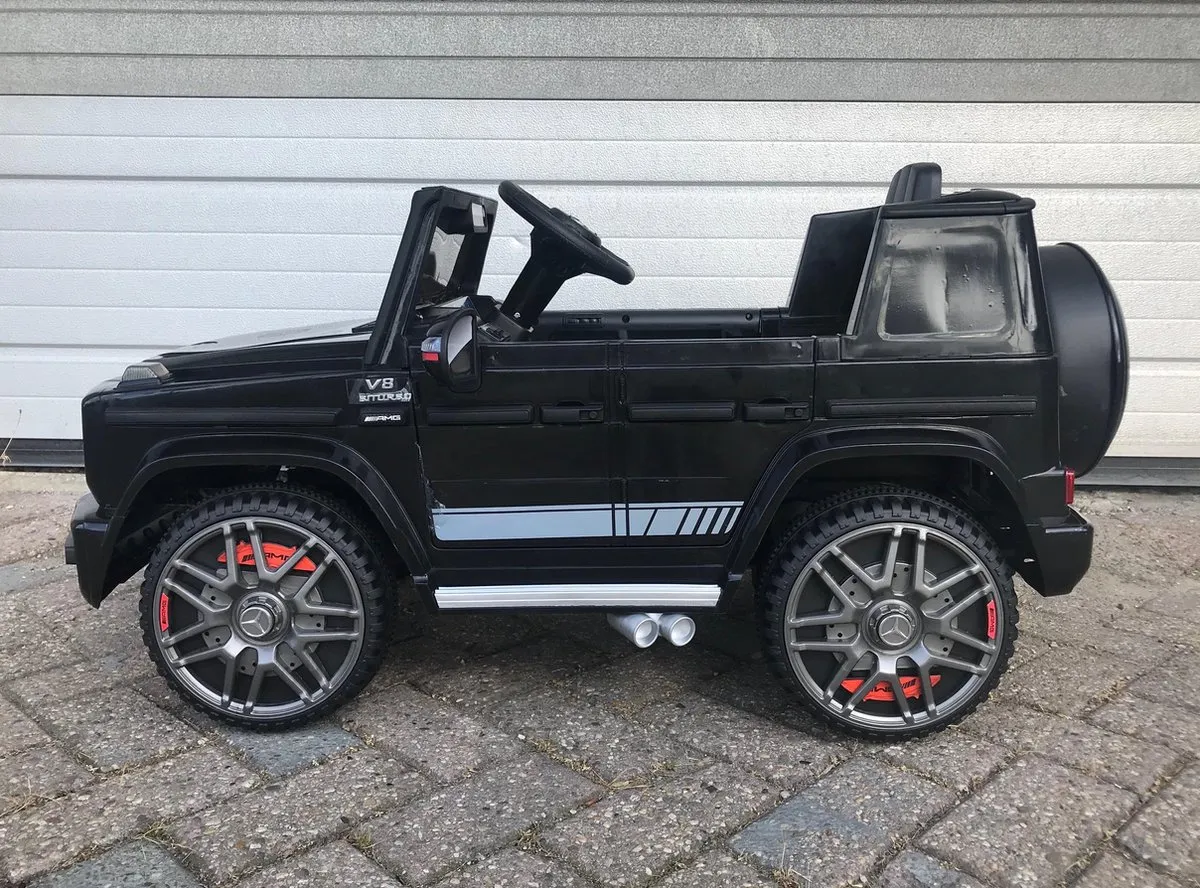 Mercedes-Benz G63 AMG Elektrische Kinderauto 12V - Zilver