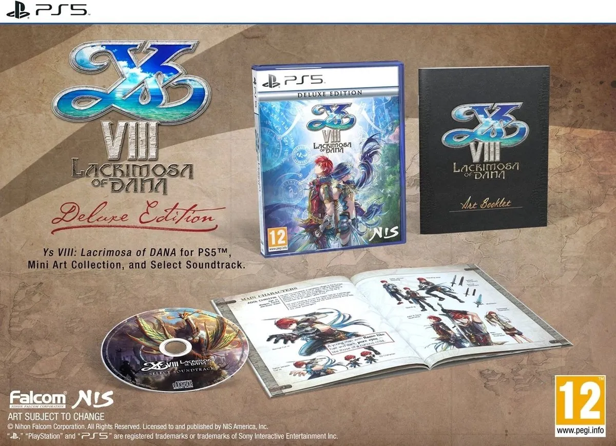 Sony PlayStation Ys VIII: Lacrimosa of DANA Deluxe Edition - PS5