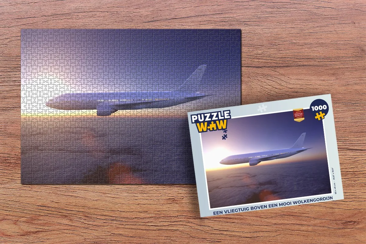 PuzzleWow Legpuzzel 1000 Stuks Multicolor
