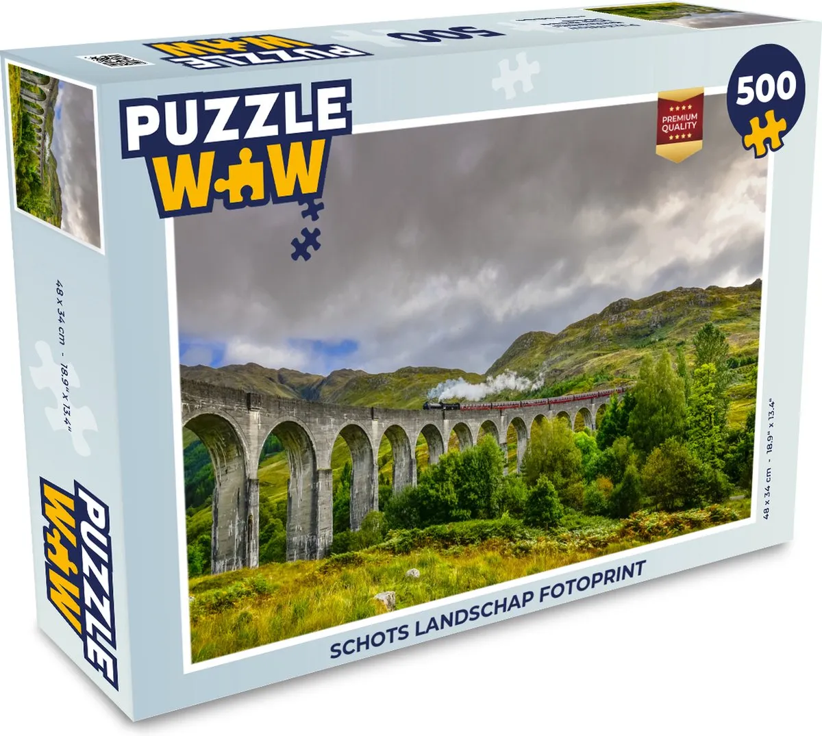 PuzzleWow Schots Landschap Legpuzzel 500 Stuks