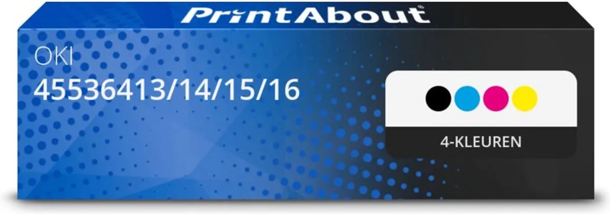 PrintAbout Toner 45536413/14/15/16 4-kleuren Multipack