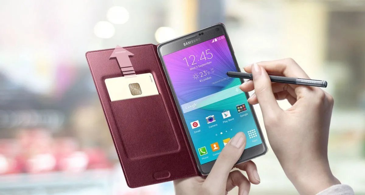 Samsung Galaxy Note 4 Flip Wallet EF-WN910BPEGWW - Roze