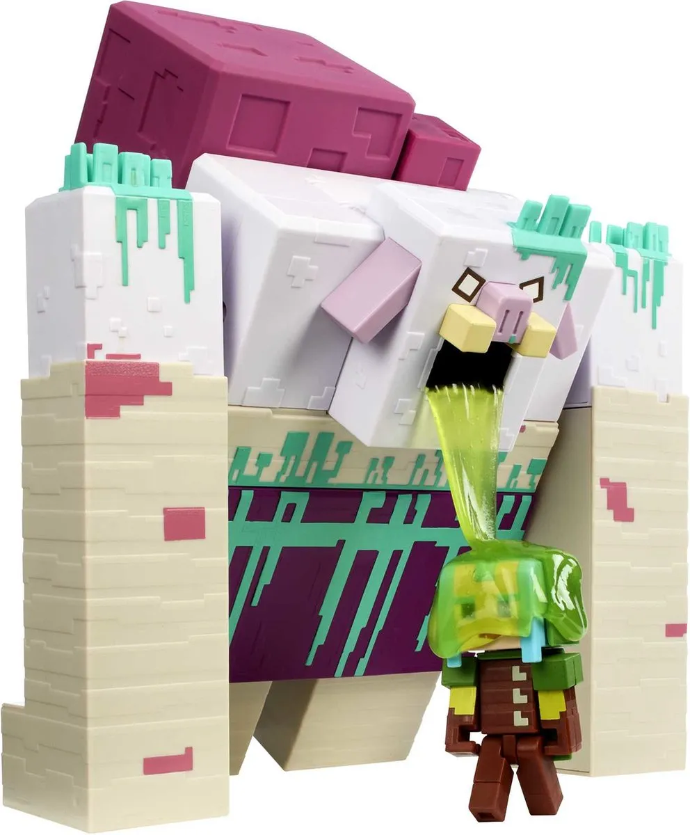 Minecraft Slijmspugende Actiefiguur 8cm HNC08 - Multi - afbeelding 6 van 6