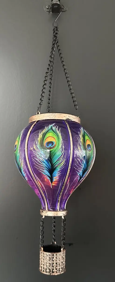 Decoratieve solarlamp luchtballon " met flame LED "