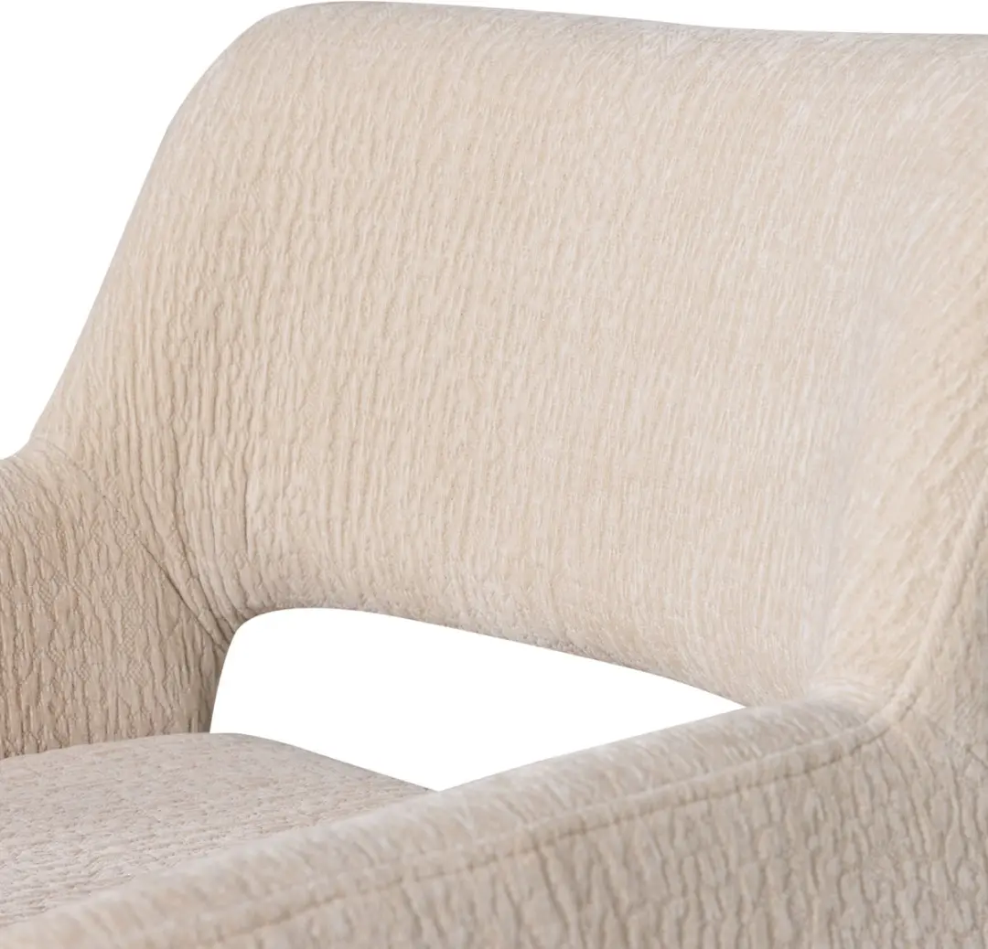 vtwonen Bigfoot Eetkamerstoel - Chenille - Zand/Beige - afbeelding 6 van 6