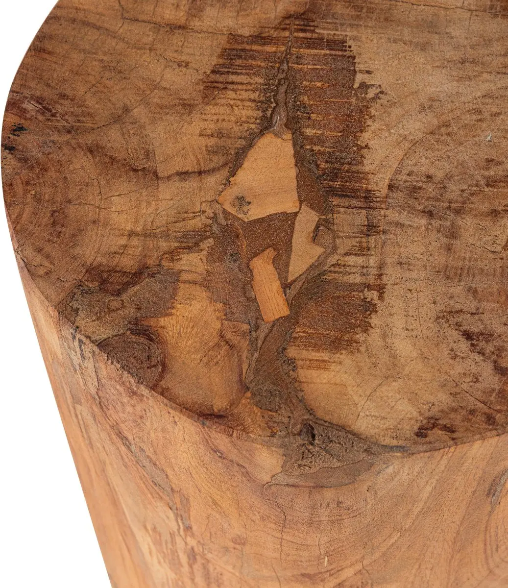 WOOOD Viri Bijzettafel 40x35x35cm Naturel - afbeelding 3 van 3