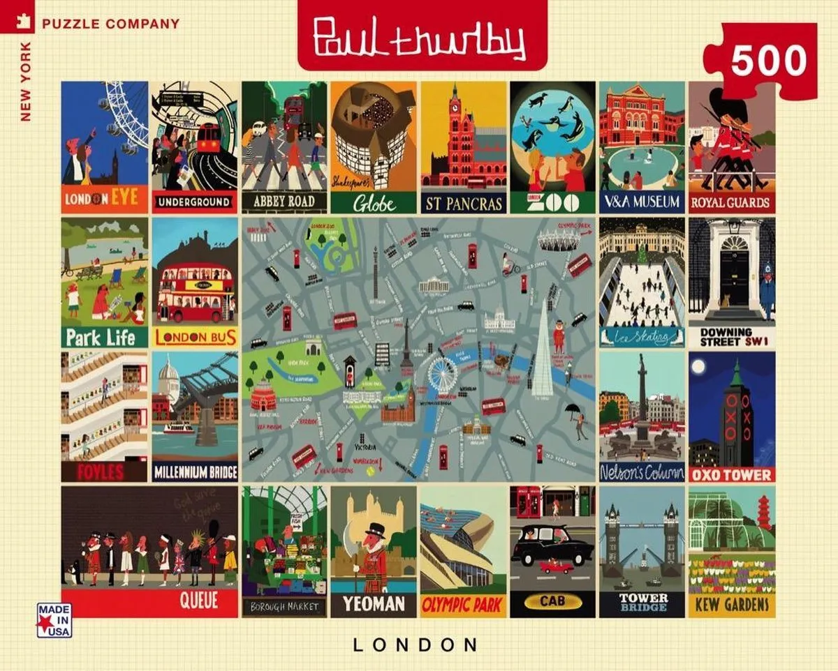 The New York Puzzle Company New Yorker Santa's Little Helpers 1000 Puzzel - 1000 Stuks - Multi