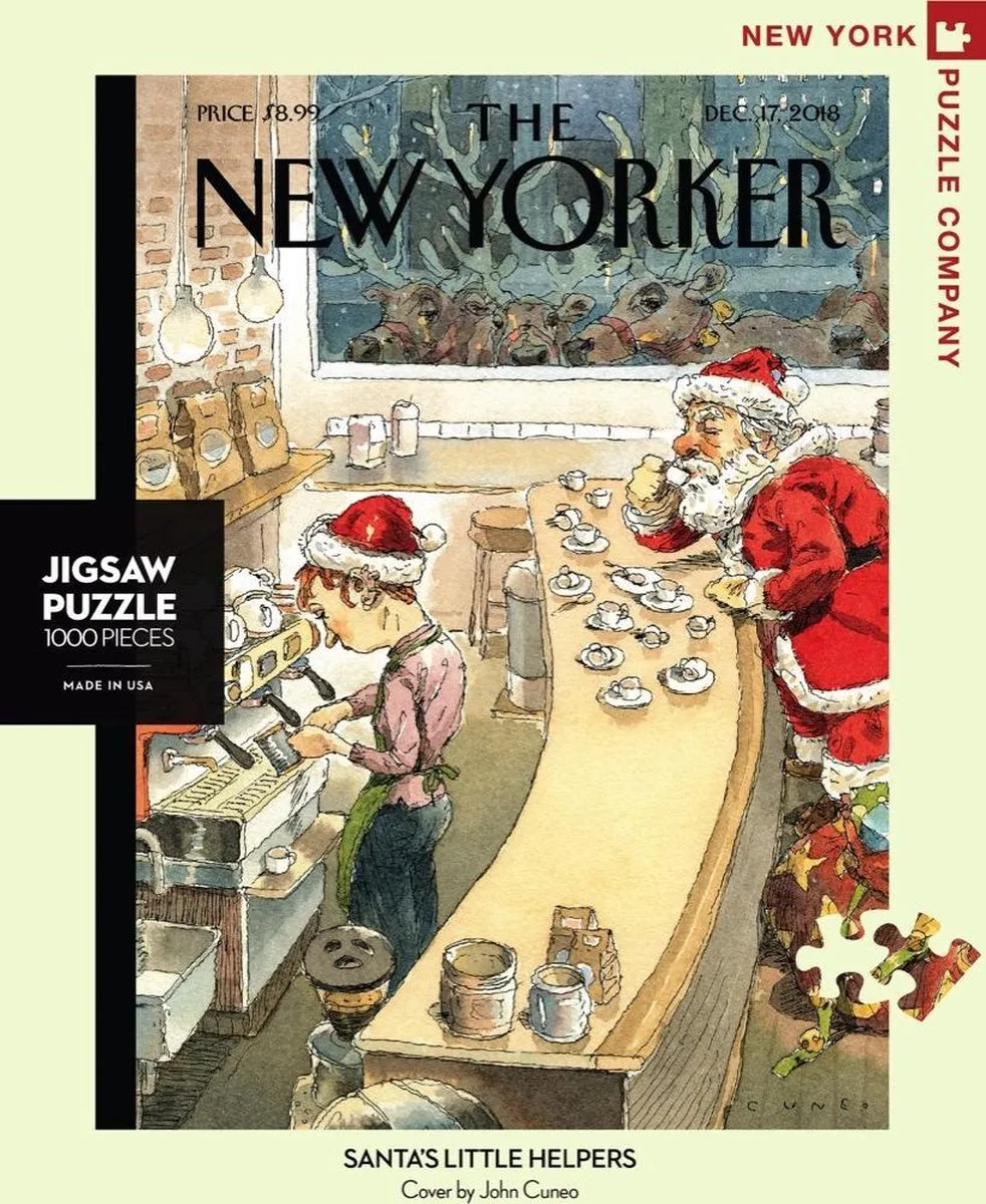 The New York Puzzle Company New Yorker Santa's Little Helpers 1000 Puzzel - 1000 Stuks - Multi
